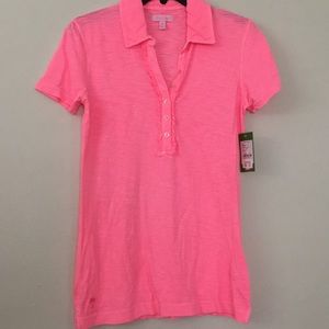Size medium pink Lilly collared shirt